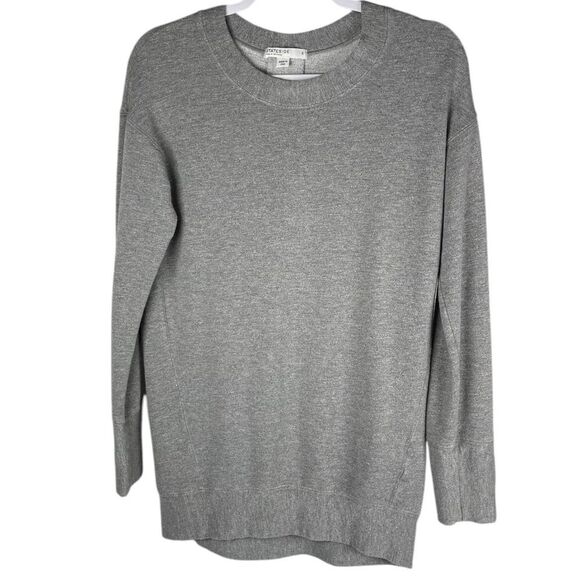 Stateside Gray Long Sleeve Crewneck Pullover Tunic Sweatshirt Women’s Size Small - Picture 1 of 6